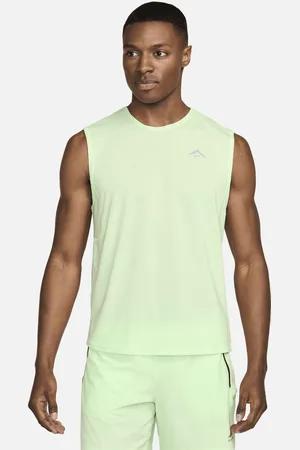 Nike Ærmeløs Solar Chase Dri-FIT-løbeoverdel til mænd