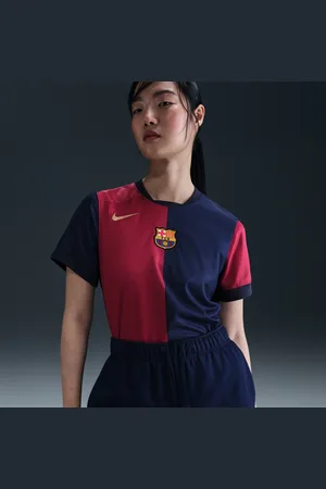 Nike FC Barcelona 2024/25 Stadium Home Dri-FIT Replica-fodboldtrøje til kvinder