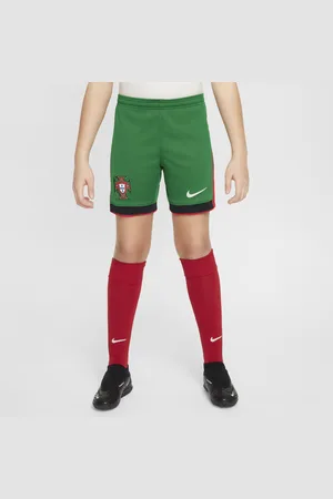 Nike Portugal 2024 Stadium Home Dri-FIT Replica-fodboldshorts til større børn