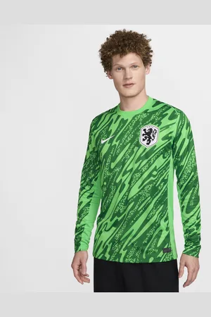 Nike Holland 2024/25 Stadium Goalkeeper Dri-FIT Replica-fodboldtrøje til mænd (herrehold)