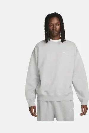 Nike Solo Swoosh-crewtrøje i fleece til mænd