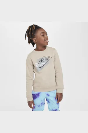 Nike Sportswear Standard Issue-sweatshirt med rund hals til større børn (drenge)