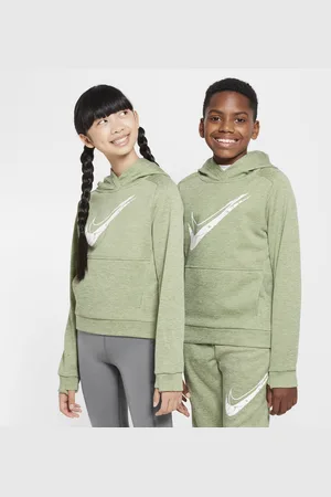 Nike Multi Stain Repel Therma-FIT-hættetrøje til større børn