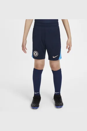Nike Maskinstrikkede Chelsea FC Strike Dri-FIT-fodboldshorts til større børn