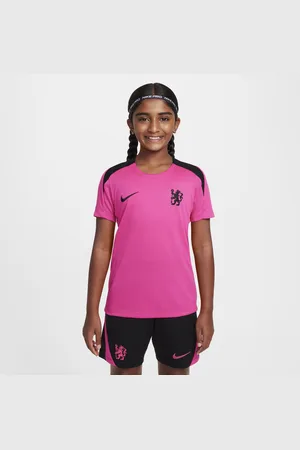Nike Maskinstrikket Chelsea F.C. Strike Third Dri-FIT-fodboldoverdel med korte ærmer til større børn