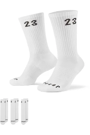 Jordan Essentials-crewstrømper (3 par)