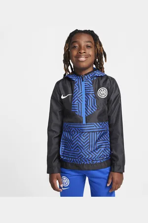 Nike Inter Milan Amplify Windrunner Home Football-anorakjakke til større børn (drenge)
