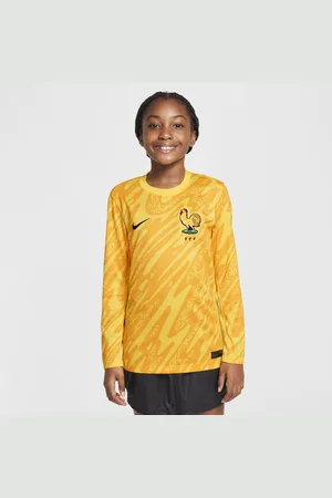 Nike FFF 2024/25 Stadium Goalkeeper (kvindehold) Dri-FIT Replica-fodboldtrøje til større børn