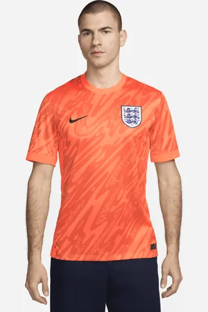 Nike England 2024/25 Stadium Goalkeeper Dri-FIT Replica-fodboldtrøje med korte ærmer til mænd (herrehold)