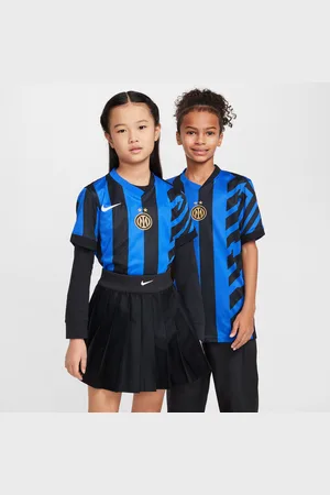 Nike Inter Milan 2024/25 Stadium Home Dri-FIT Replica-fodboldtrøje til større børn
