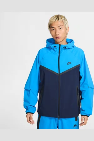 Nike Vævet Tech Windrunner-jakke med fuld lynlås til mænd