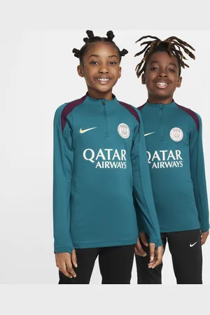 Nike Paris Saint-Germain Strike Dri-FIT-fodboldtræningstrøje til større børn