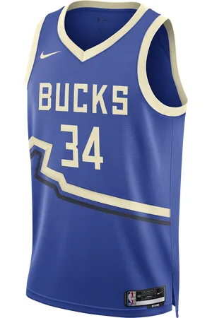 Nike Giannis Antetokounmpo Milwaukee Bucks 2024/25 City Edition Dri-FIT NBA Swingman-spillertrøje til mænd