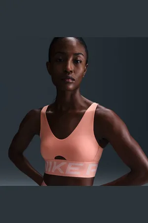 Nike Pro Indy Plunge-sports-bh med medium støtte og indlæg til kvinder