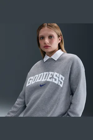 Nike Oversized Sportswear Phoenix Fleece-sweatshirt med rund hals til kvinder