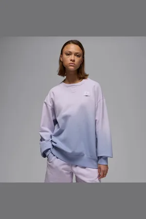 Jordan Flight Fleece-sweatshirt i french terry med rund hals til kvinder