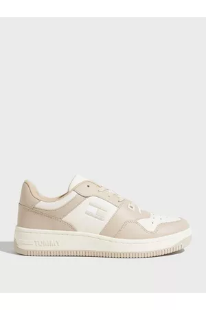 Tommy Hilfiger Mænd Sneakers - Basket Leather Sneakers Classic Beige