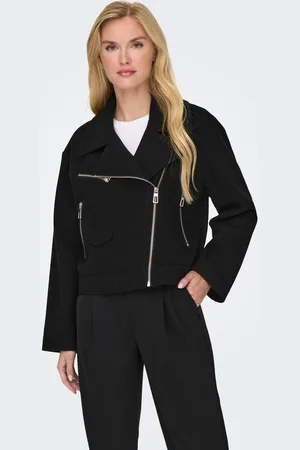 ONLY Onlnancy Bikerjakke I Læderlook