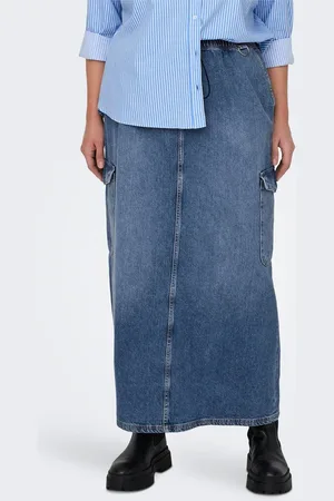 ONLY Carstella Denim-nederdel