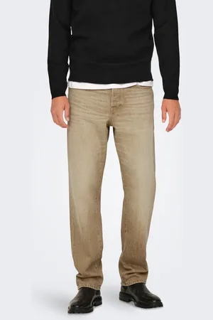 Only & Sons Onsedge Mellemhøj Talje Straight Fit Jeans