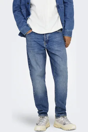 Only & Sons Onsyoke Mellemhøj Talje Cropped Fit Jeans