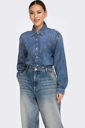 ONLY Onlsevigny Denim-skjorte