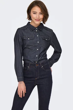 ONLY Onlalexa Denim-skjorte