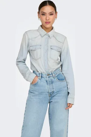 ONLY Onlalice Denim-skjorte