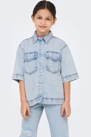 ONLY Kogsophie Denim-skjorte