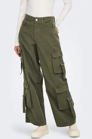ONLY Onlmalfy Wide Leg Fit Cargobukser