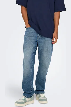 Only & Sons Onsedge Mellemhøj Talje Straight Fit Jeans
