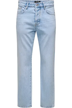 Only & Sons Onsedge Mellemhøj Talje Straight Fit Jeans