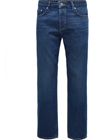 Only & Sons Onsedge Mellemhøj Talje Straight Fit Jeans
