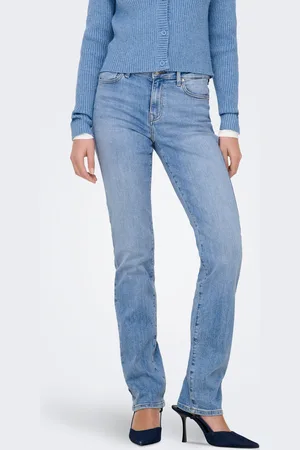 ONLY Onlsui Mellemhøj Talje Slim Fit Jeans