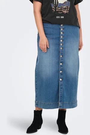 ONLY Caririna Denim-nederdel
