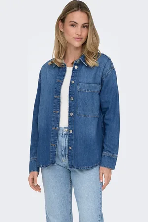 ONLY Onlestelle Denim-skjorte