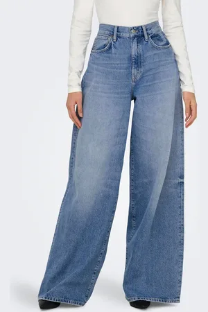 ONLY Onlsonic Høj Talje Wide Leg Fit Jeans