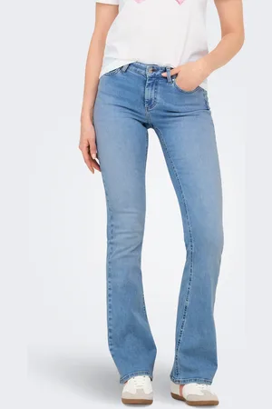 ONLY Onlblush Mellemhøj Talje Flared Fit Jeans