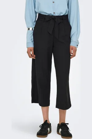 ONLY Onlcaro Cropped Fit Bukser I Wide Fit