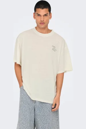 Only & Sons Oversized Fit O-hals Boxy-ærmer T-shirt