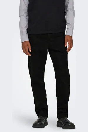 Only & Sons Onsedge Mellemhøj Talje Straight Fit Jeans