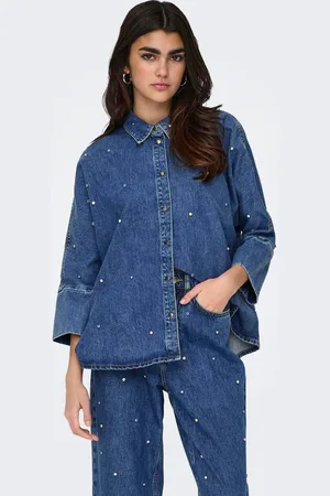 ONLY Onlgrace Denim-skjorte