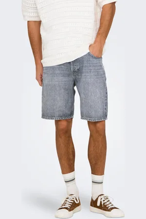 Only & Sons Onsedge Mellemhøj Talje Straight Fit Shorts