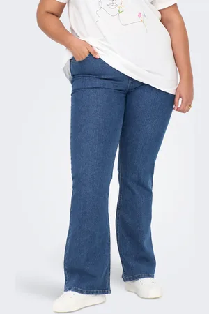 ONLY Carhush Mellemhøj Talje Flared Fit Jeans