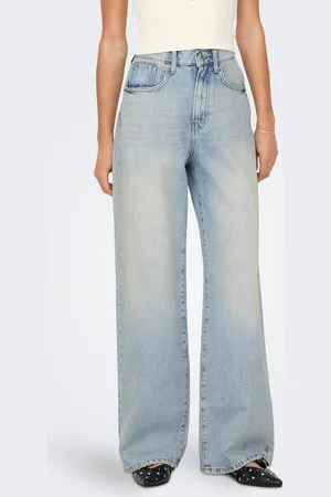 ONLY Onlhope Høj Talje Wide Leg Fit Jeans