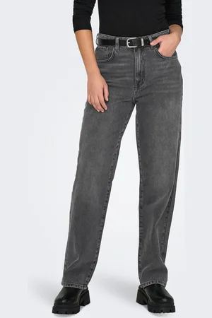 ONLY Onlrobyn Mellemhøj Talje Straight Fit Jeans
