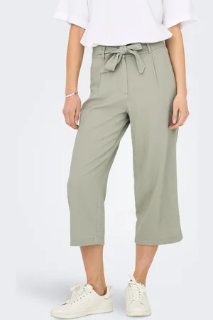 ONLY Onlcaro Cropped Fit Bukser I Wide Fit