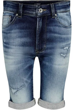 ONLY Kobmatt Skinny Fit Denim-shorts