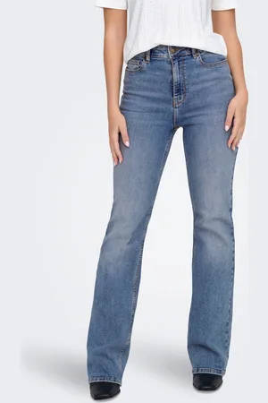 ONLY Onlluna Høj Talje Flared Fit Jeans