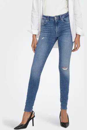 ONLY Onlpower Mellemhøj Talje Skinny Fit Jeans